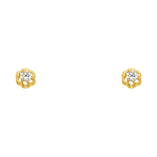 14KY Stud Earrings (ST489)