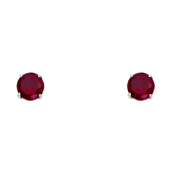 14KW Round 4mm Stud Earrings (ST525-01(JAN)