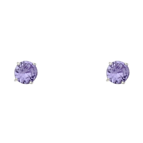 14KW Round 4mm Stud Earrings (ST525-06(JUN)