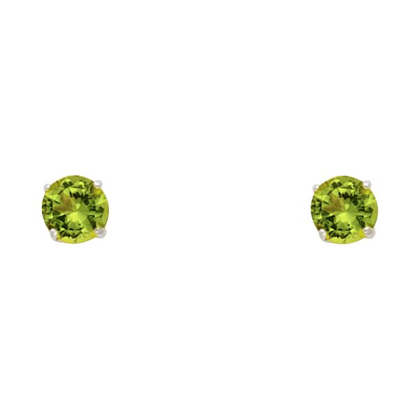 14KW Round 4mm Stud Earrings (ST525-08(AUG)