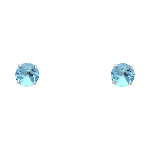 14KW Round 4mm Stud Earrings (ST525-12(DEC)