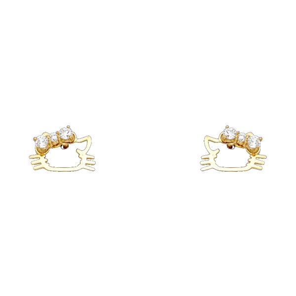 14KY Stud Earrings (ST542)